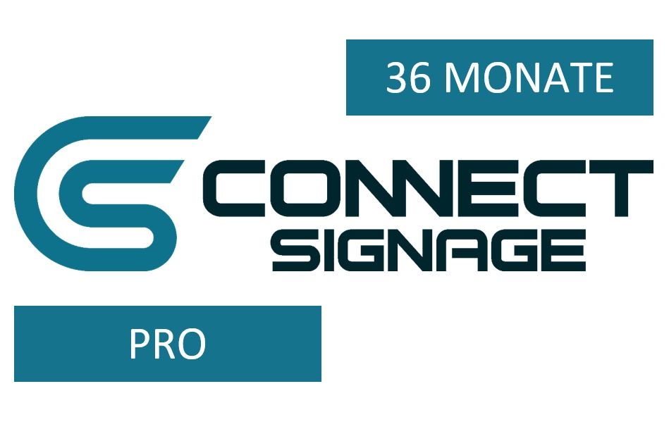 connectSignage PRO - Cloud-Lizenz, 36 Monate