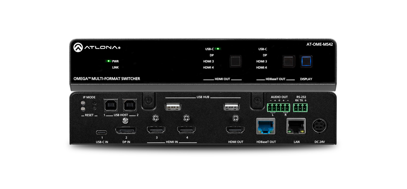 Atlona AT-OME-MS42 - Multiformat Switcher / Scaler