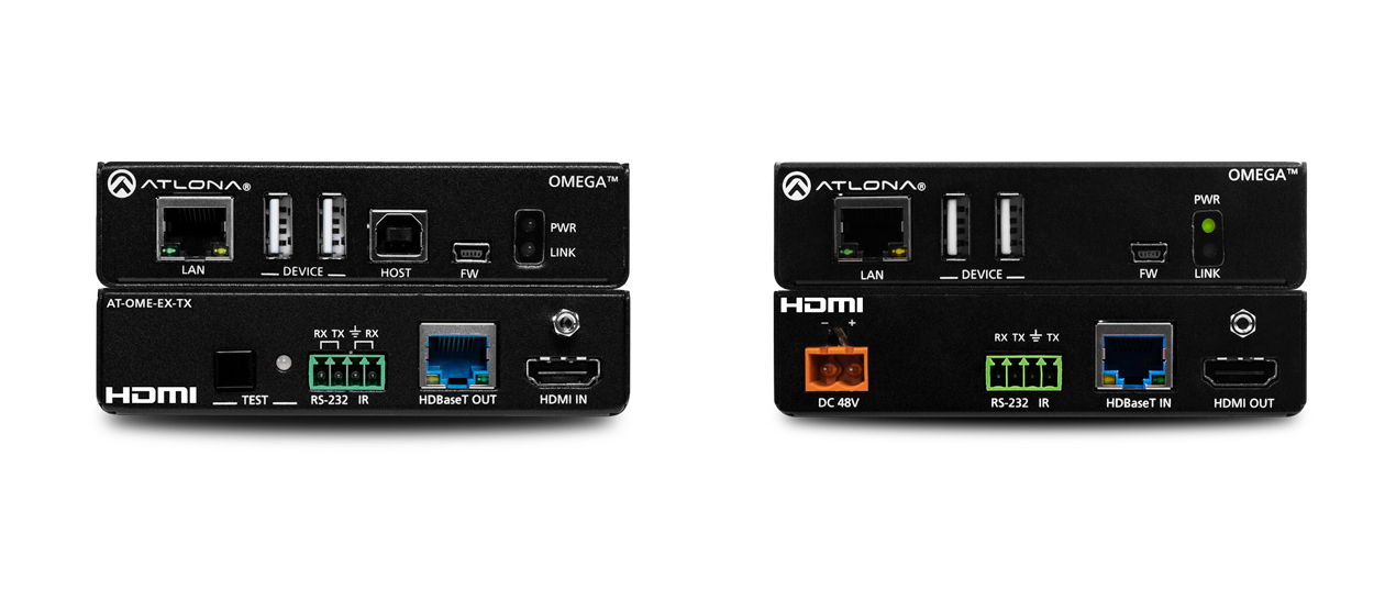 Atlona AT-OME-EX-KIT - HDBaseT Set, USB 2.0, 100m