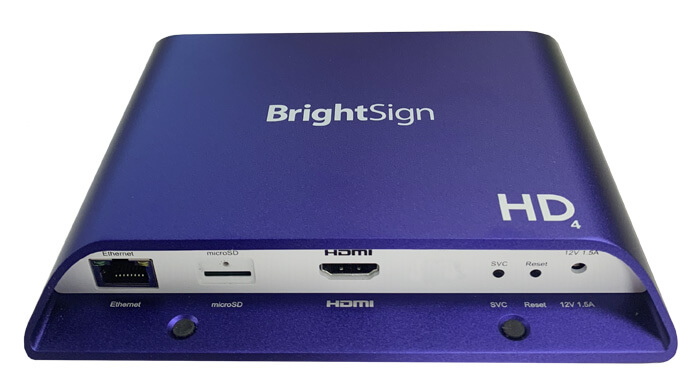 BrightSign HD224 (1xVideo) - 4K Player