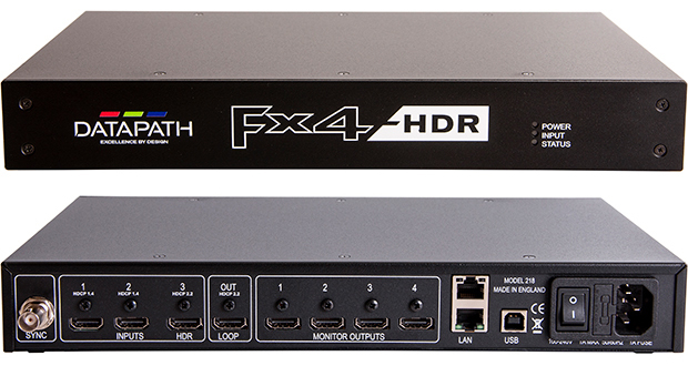 Datapath Fx4-HDR - Videowall Controller, HDMI 2.0