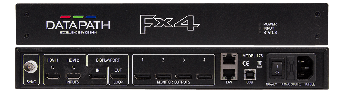 Datapath Fx4/D - Videowall Controller, DP Out