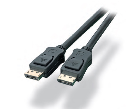 TTL Displayport-Kabel 1m - DP 1.2 St./St. schwarz