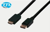 TTL Displayport auf HDMI Kabel 1m - DP St. / HDMI St. schwarz